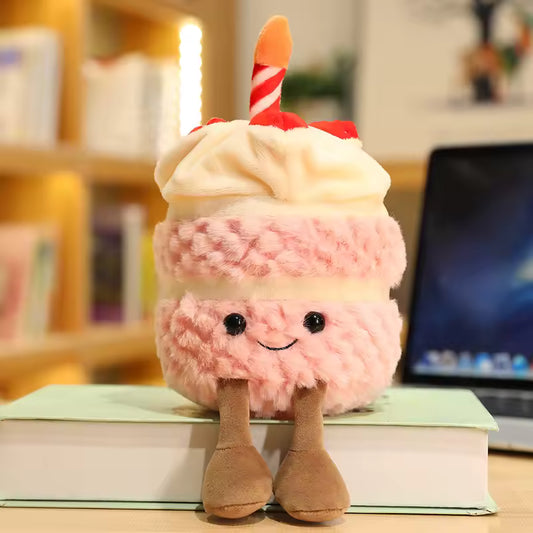 Pink Birthday Cake Plushie