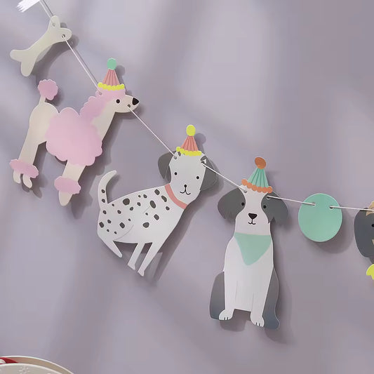 Party Puppy Birthday Banner