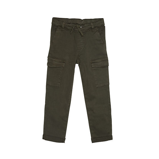 Twill Pants: Shade of Olive Night