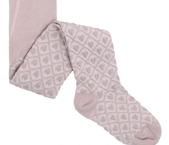 Light Huckleberry Heart Stockings