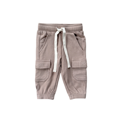 Bamboo/Cotton Cargo Pants - Portabella