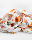 Georgia Peach Cotton Muslin Swaddle Blanket Set