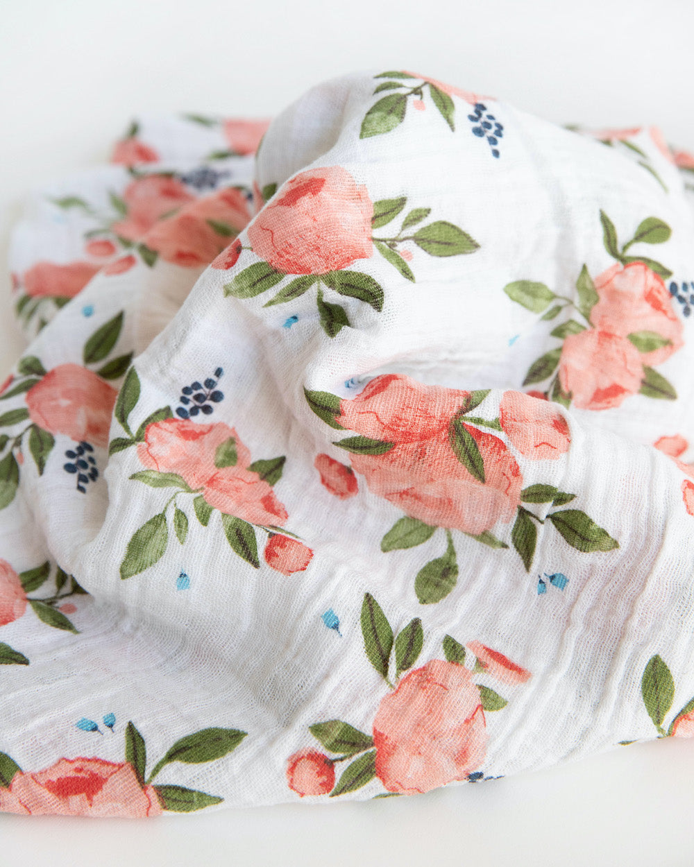 Watercolor Roses Swaddle Set