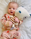 Phillipe Dog Organic Cotton Hand Knit Stuffed Animal Toy: Natural