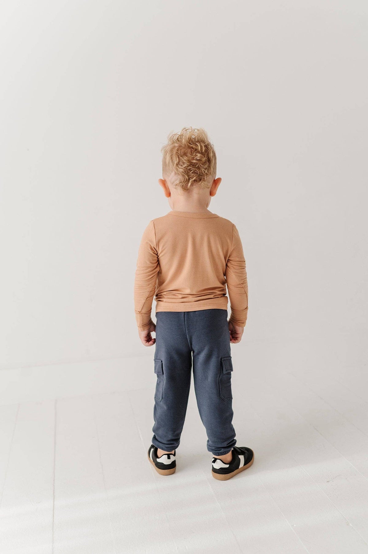 Nightfall Blue Bamboo Cargo Pants