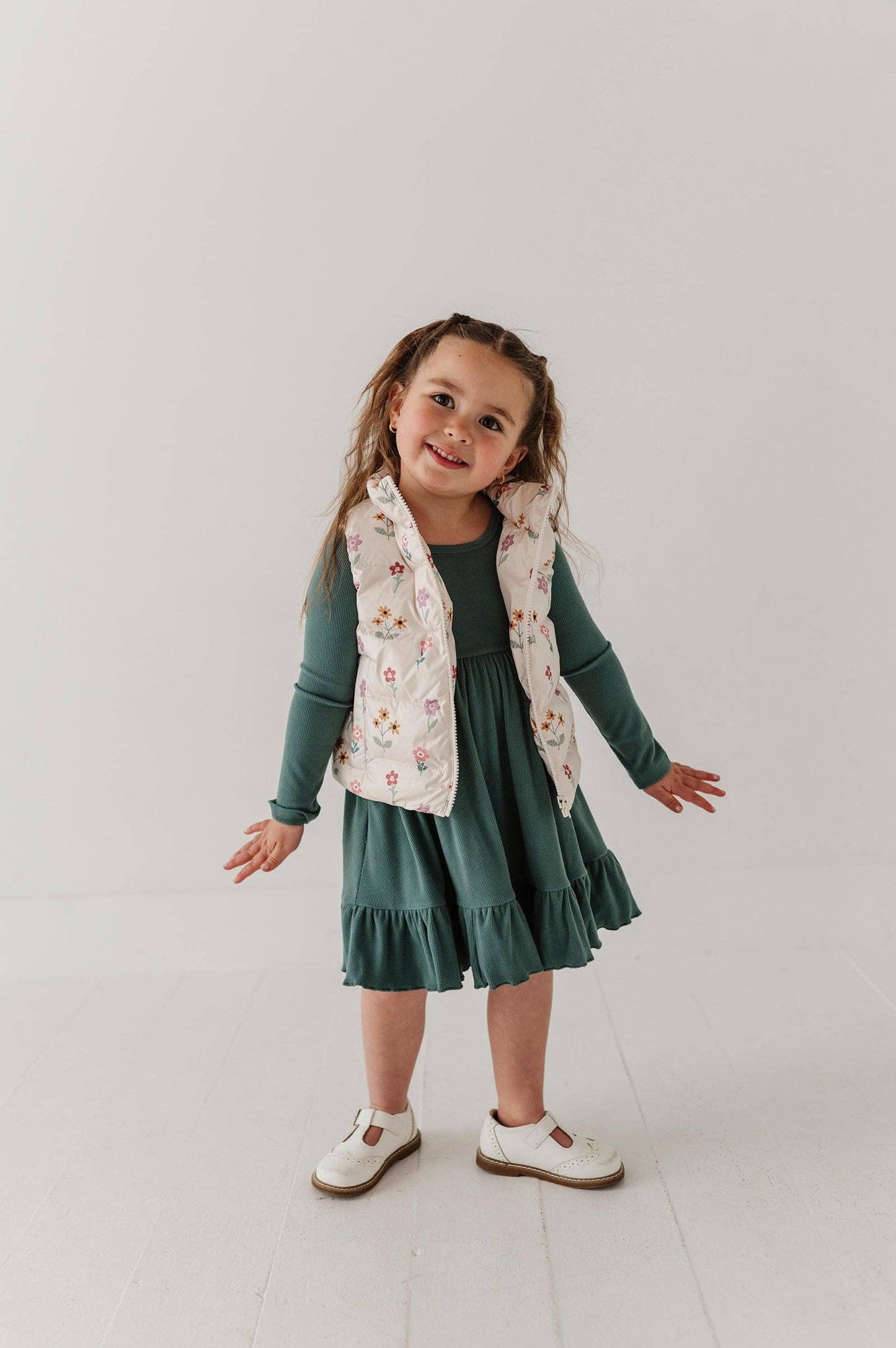 Meadow Bloom Puffer Vest