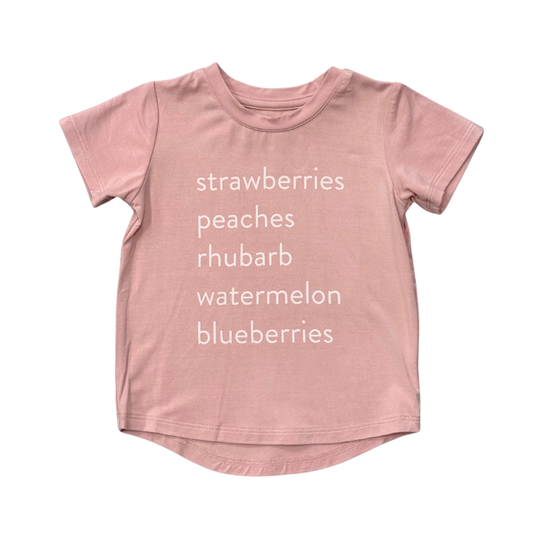 Strawberries & Peaches Tee