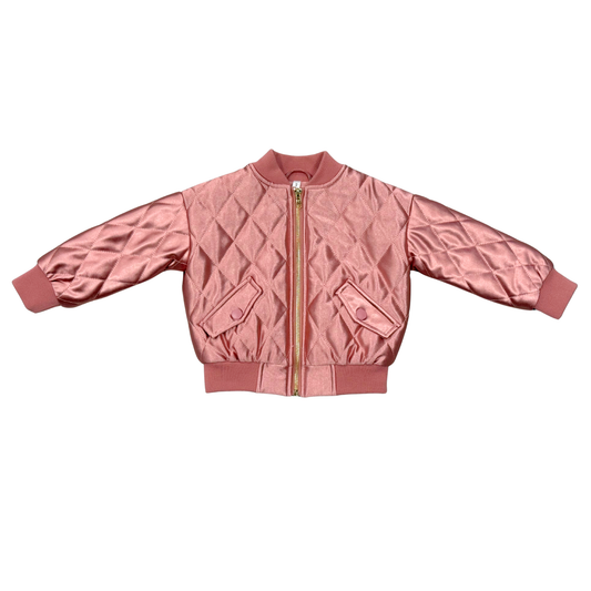 Rose Sparkles Bomber Jacket