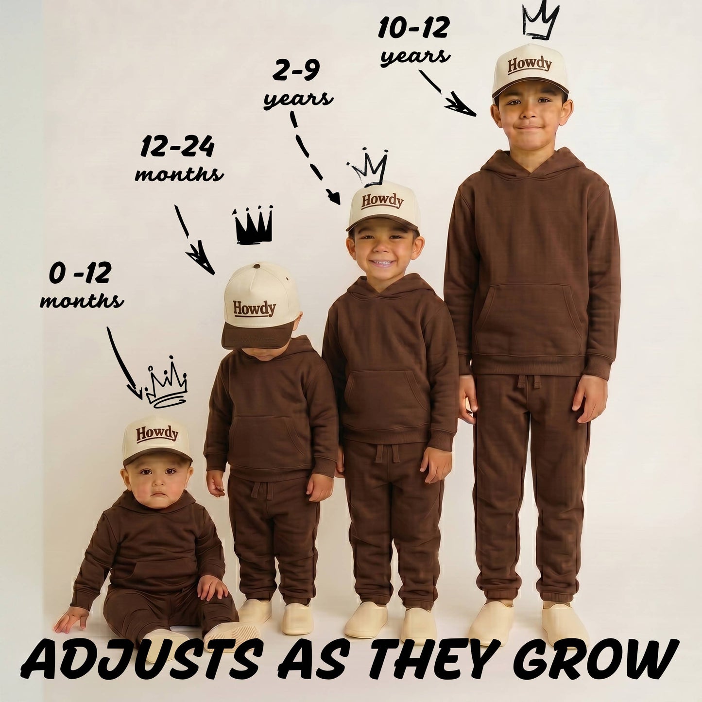 Toddler Vintage Howdy Snapback Cap