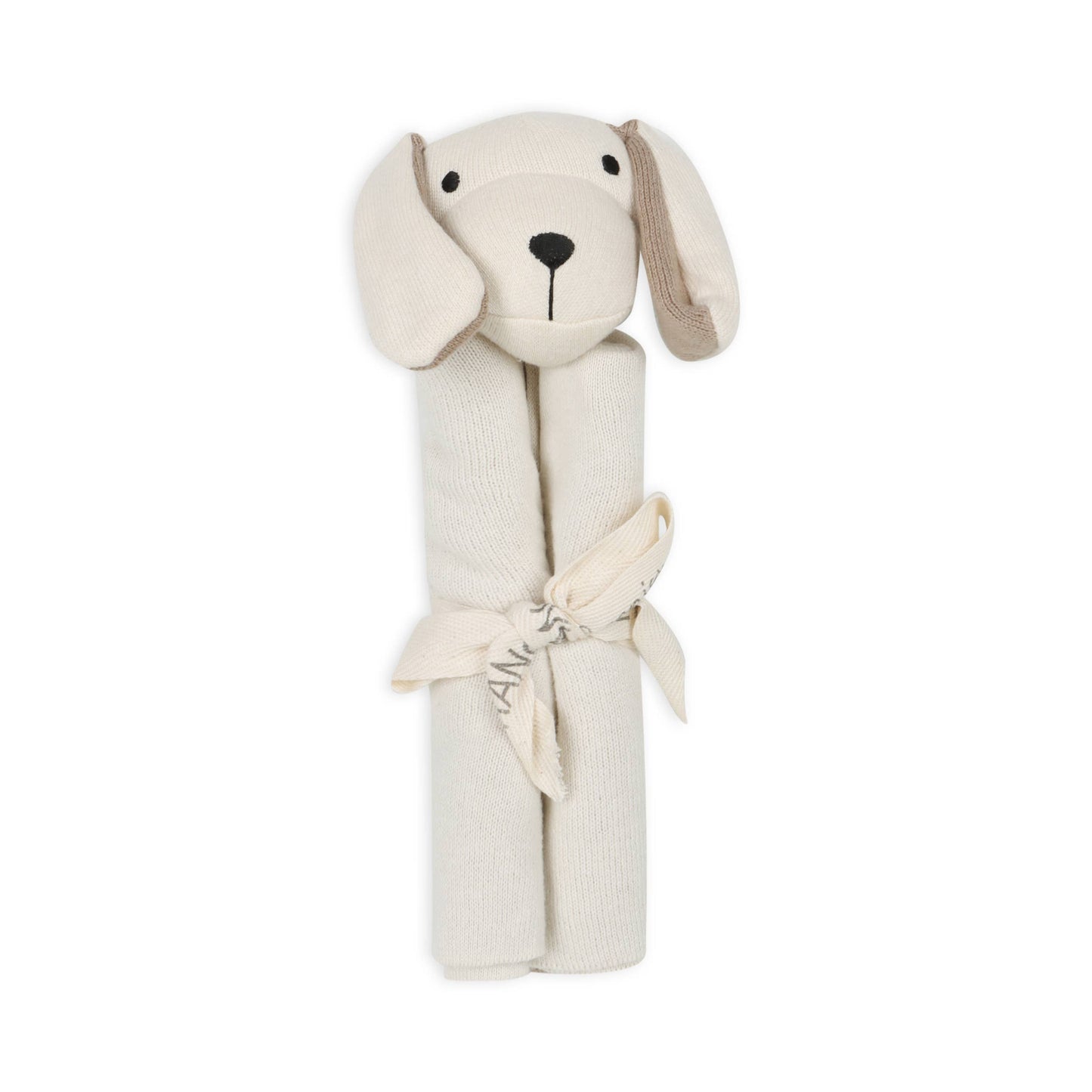 Organic Cotton Lovey - Natural Puppy Dog