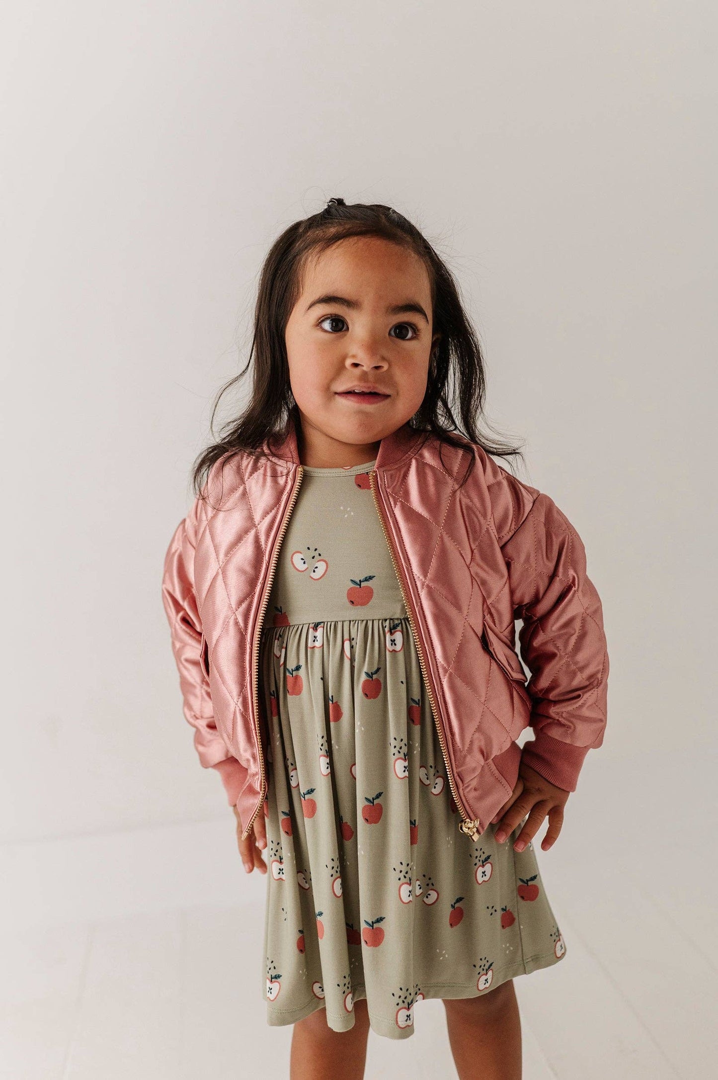Rose Sparkles Bomber Jacket