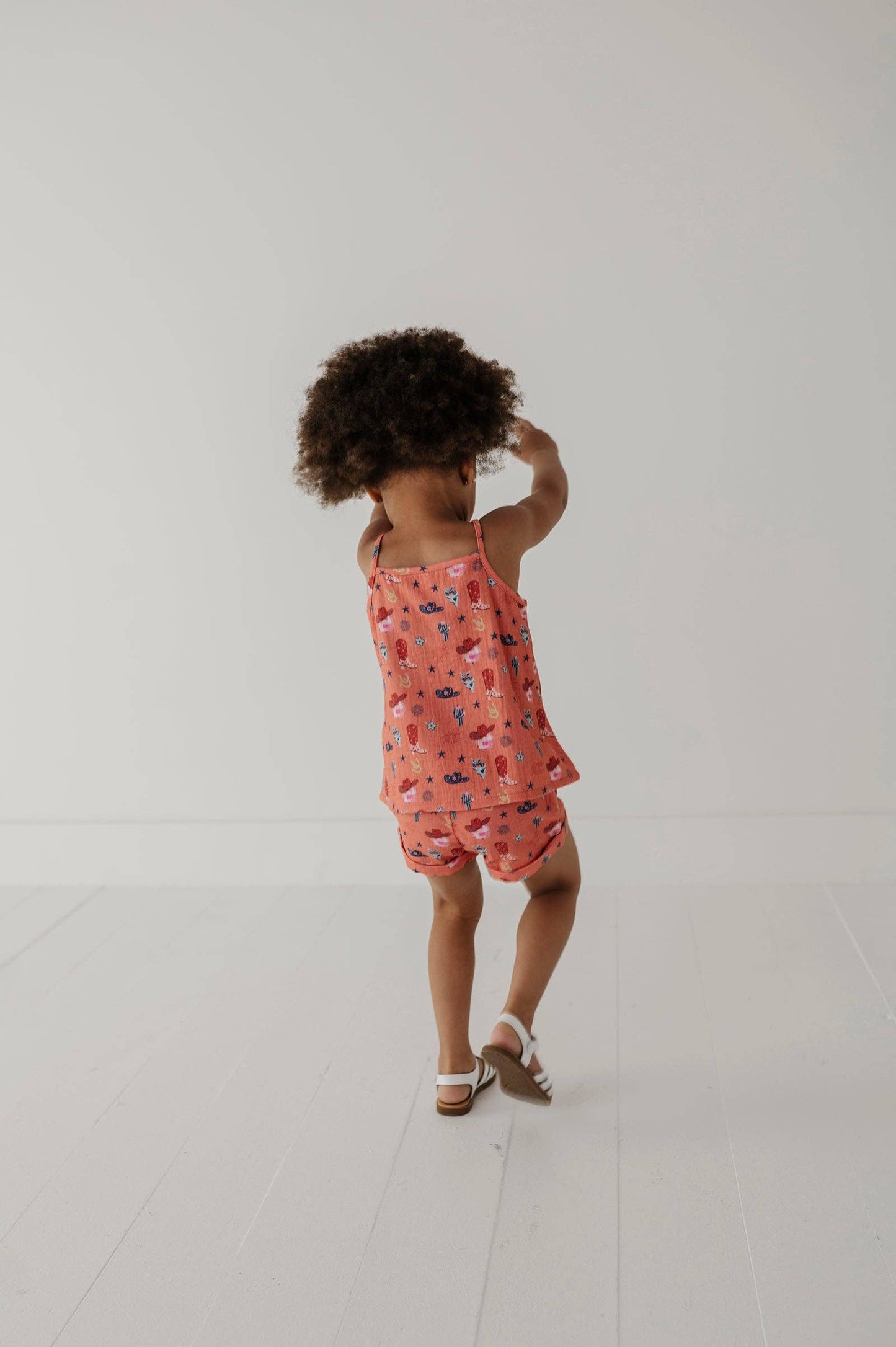 American Cowgirl Gauze Tank & Short Set