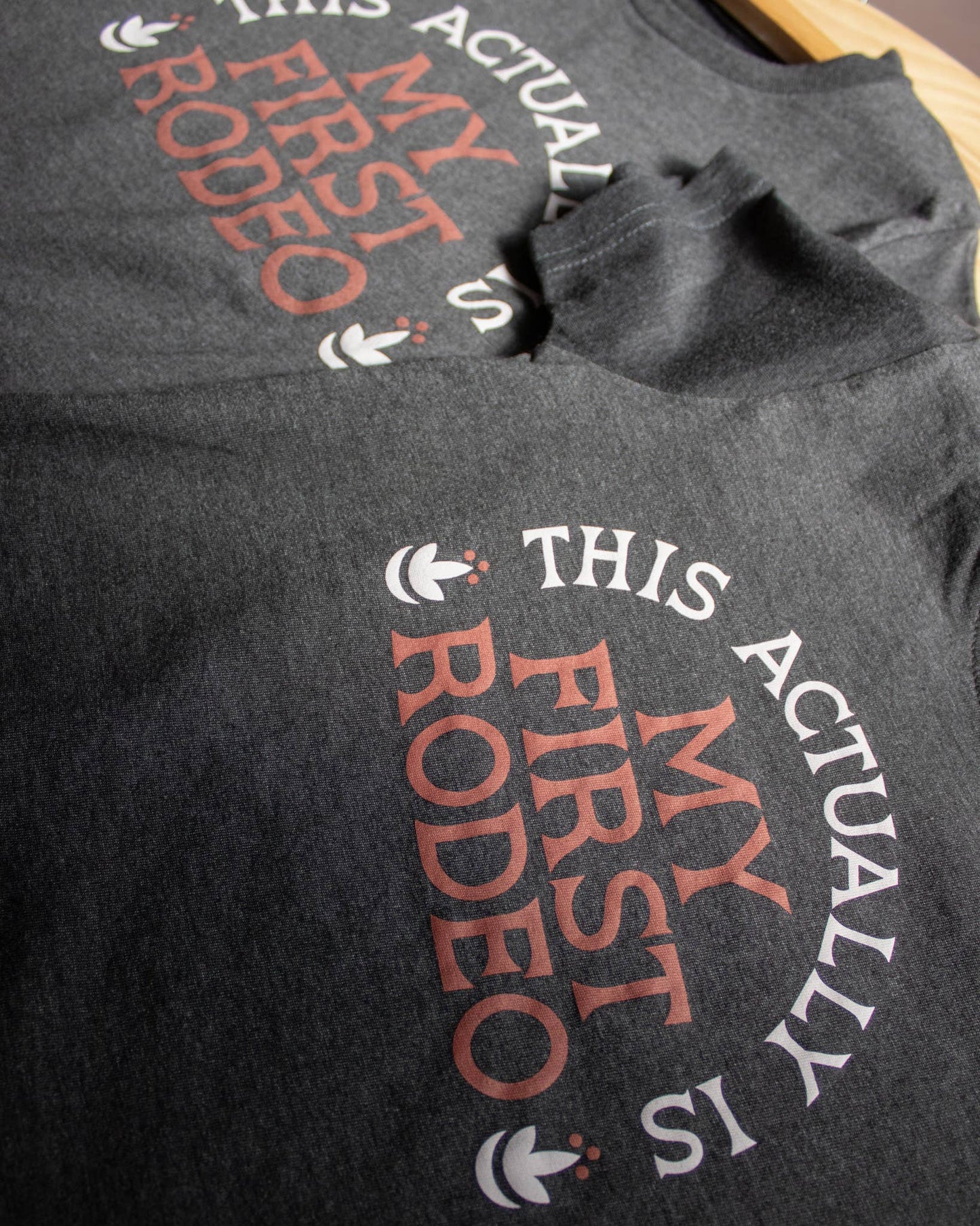 Actually My First Rodeo Western Kids Tee