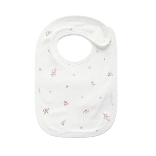 Organic Cotton Bib- Vanilla Blossom