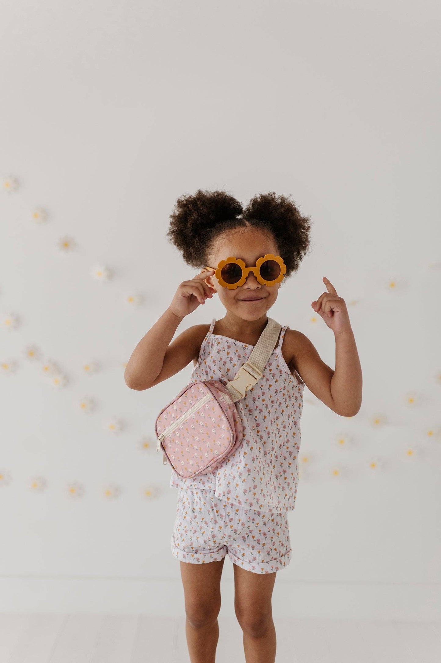 Mini Daisy Gauze Tank & Short Set