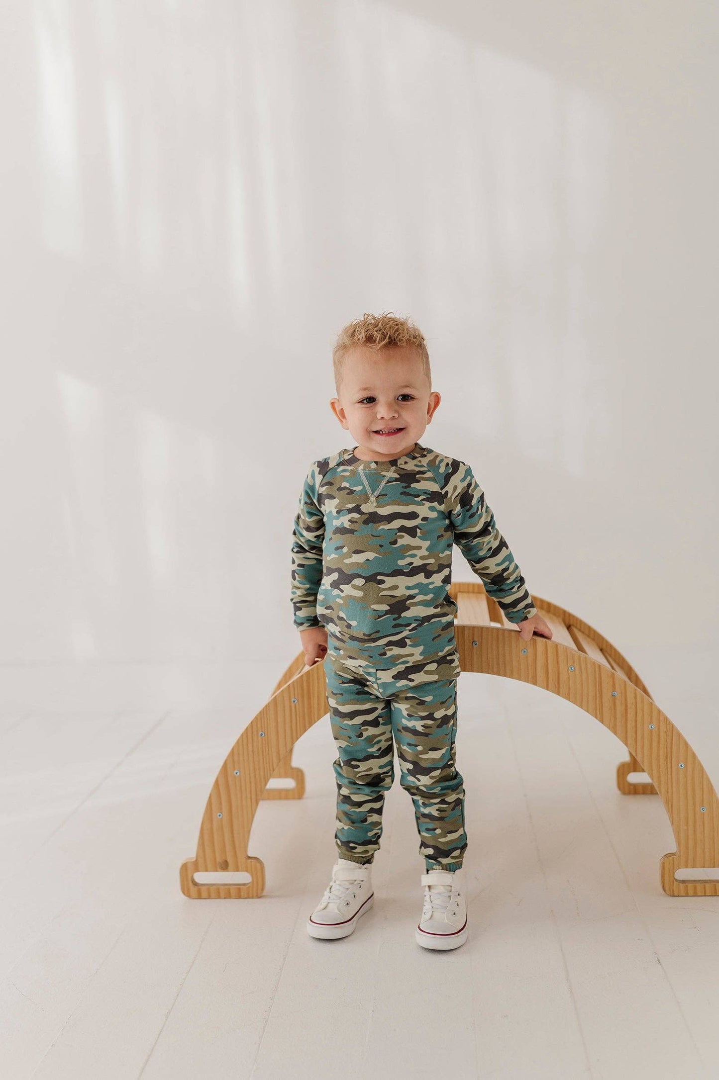 Camouflage Bamboo Cotton Joggers
