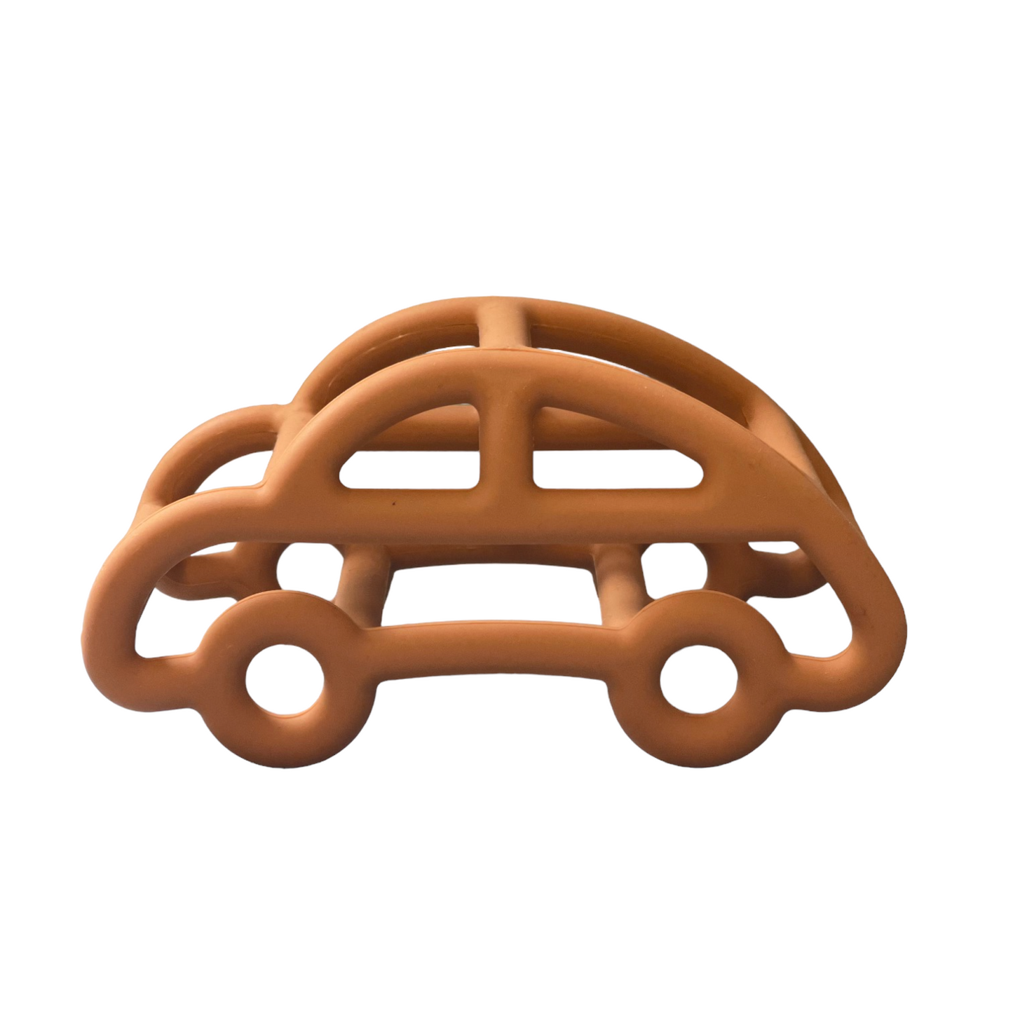 3D Car Silicone Teether- Rust