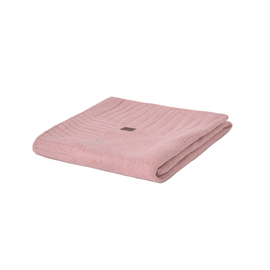 Orchid Knit baby blanket