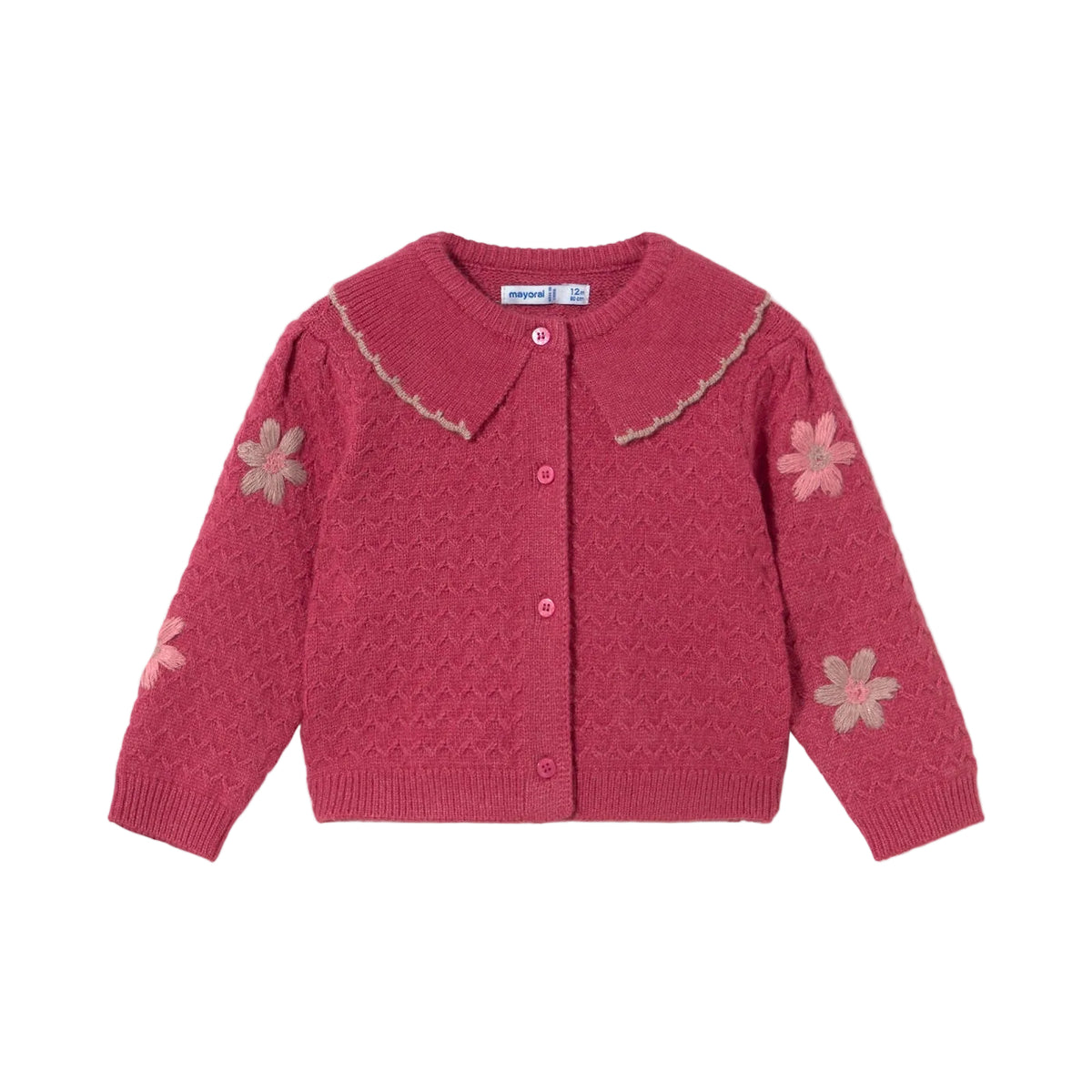 Baby Floral Knit Cardigan