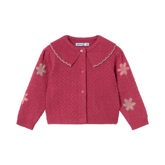 Baby Floral Knit Cardigan