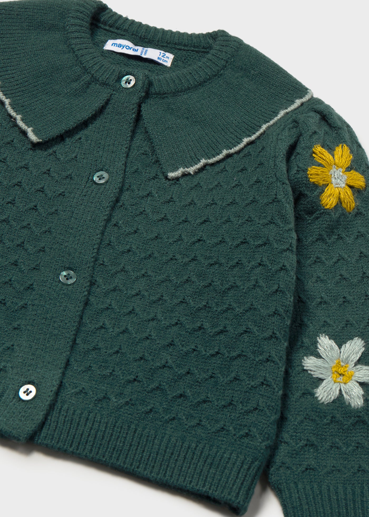 Baby Floral Knit Cardigan