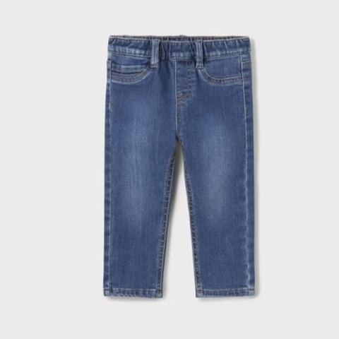 Denim Linned regular denim pants