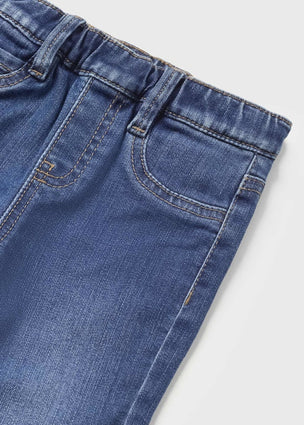 Denim Linned regular denim pants