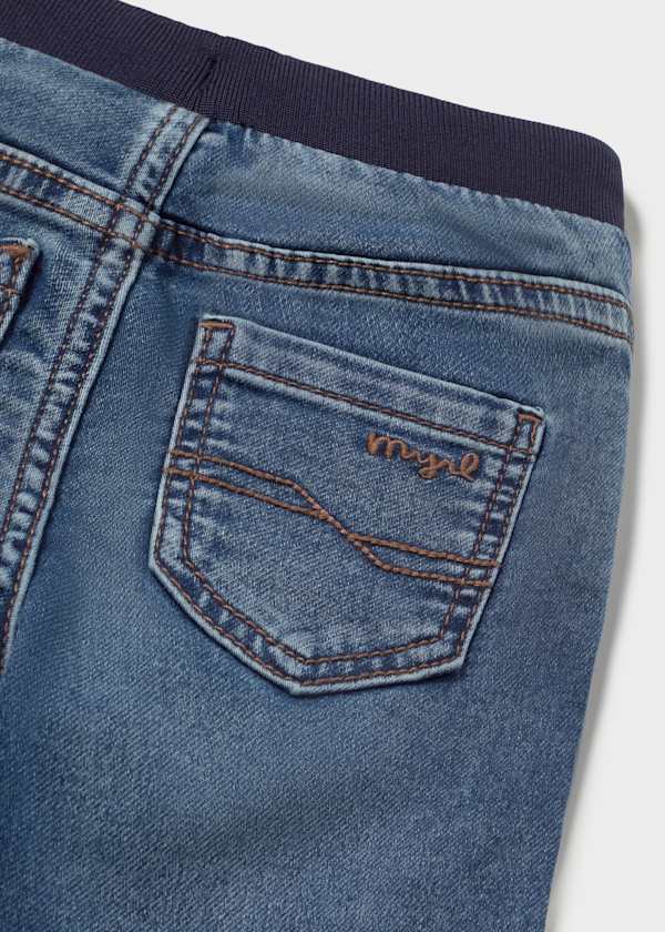 Medium Soft Denim Jogger Pants