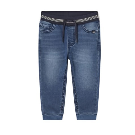 Medium Soft denim joggers