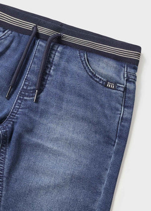 Medium Soft denim joggers