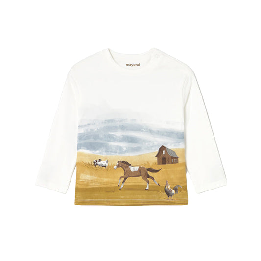 Farm L/s t-shirt landscape
