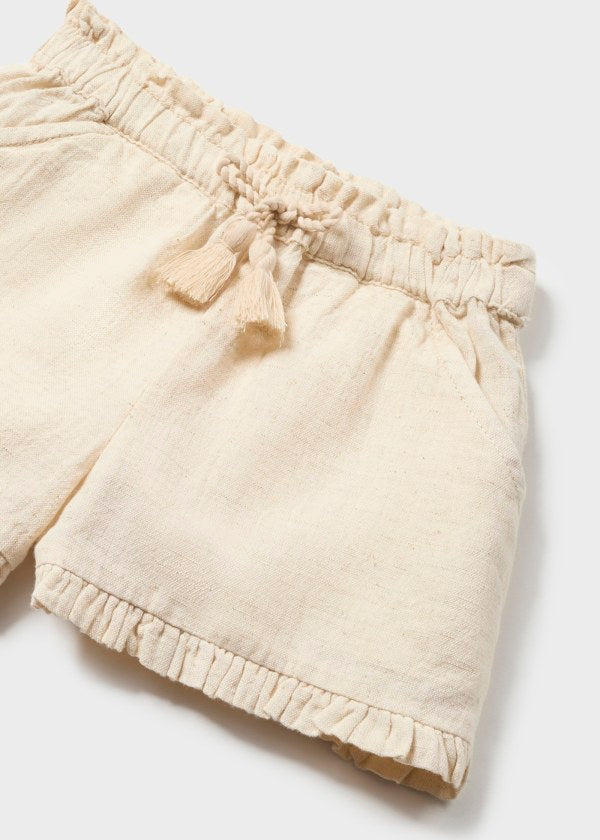 Natural Linen shorts
