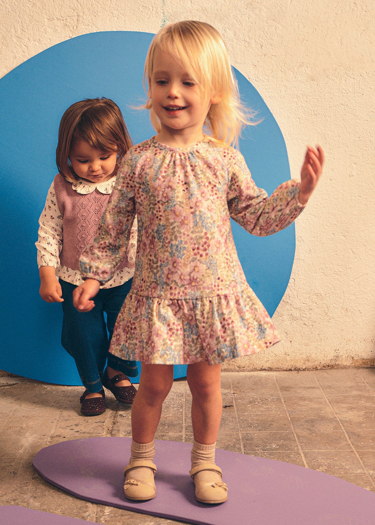 Baby Printed Crinkle Cotton Dress