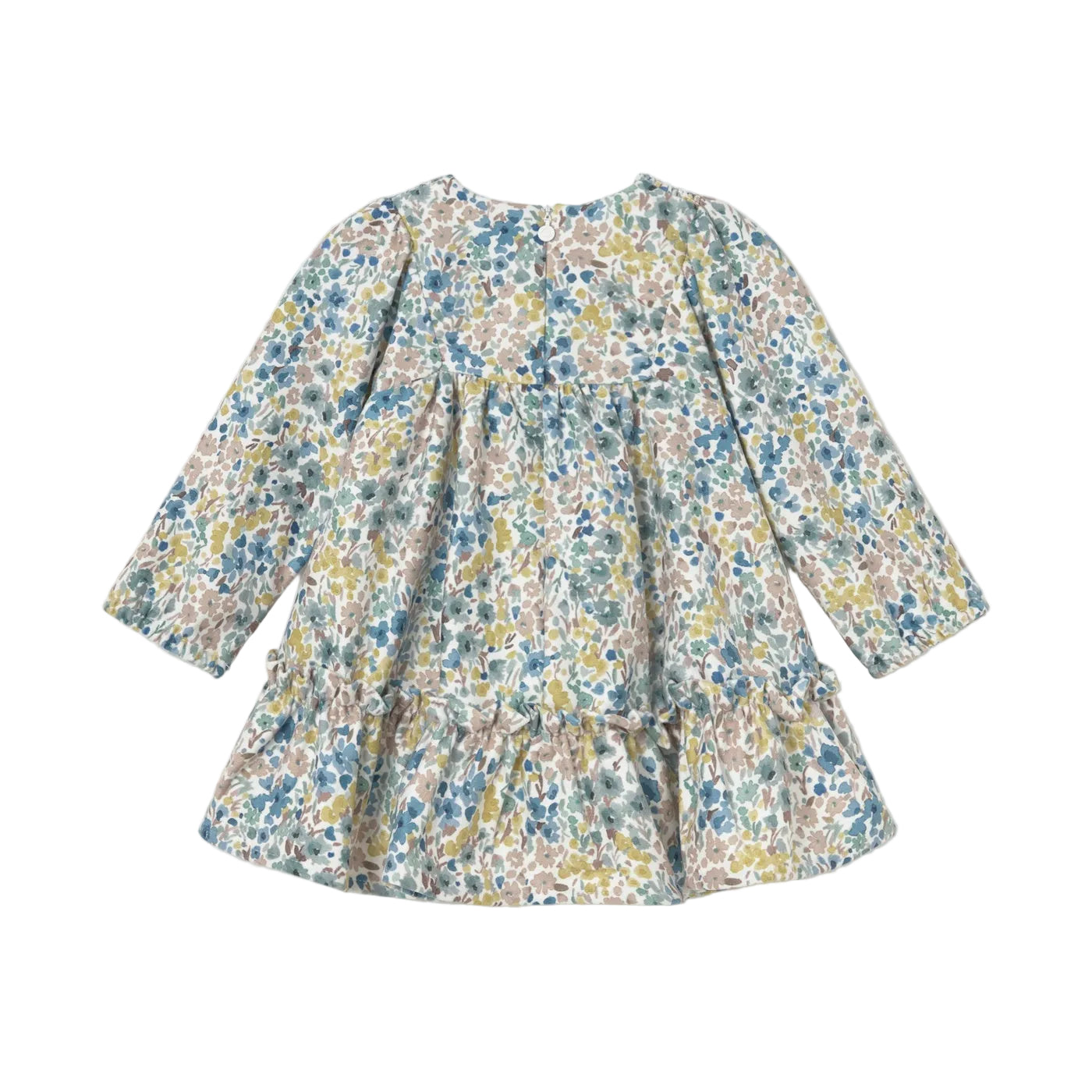 Baby Printed Velvet Dress