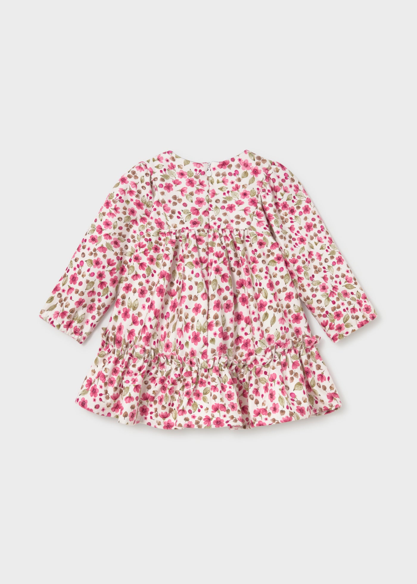 Baby Printed Velvet Dress