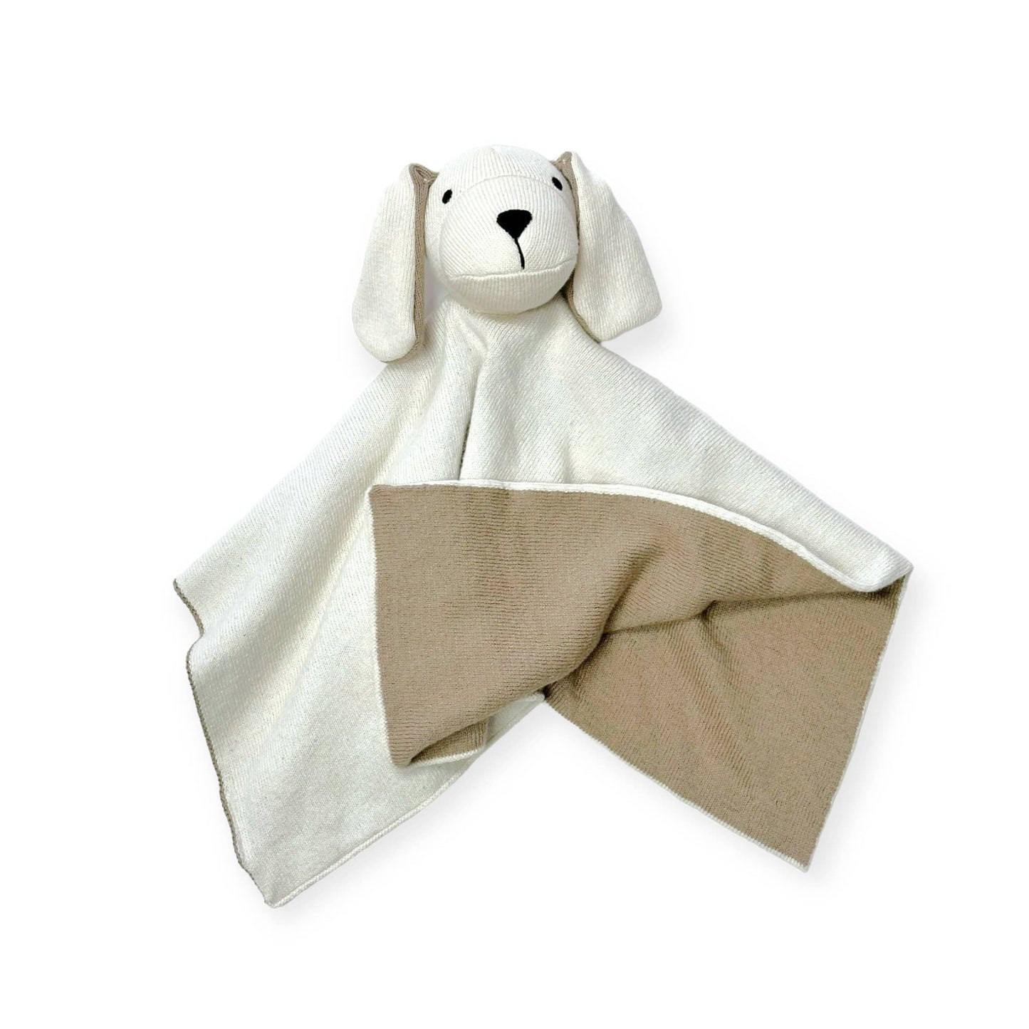 Organic Cotton Lovey - Natural Puppy Dog