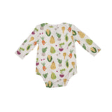 Baby Vegetables Bodysuit: Multi Color