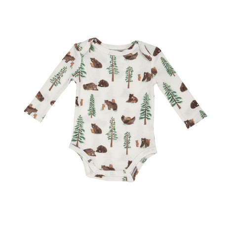 Brown Bears Bodysuit: Brown