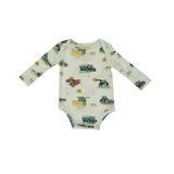 Farm Machines Bodysuit: Green