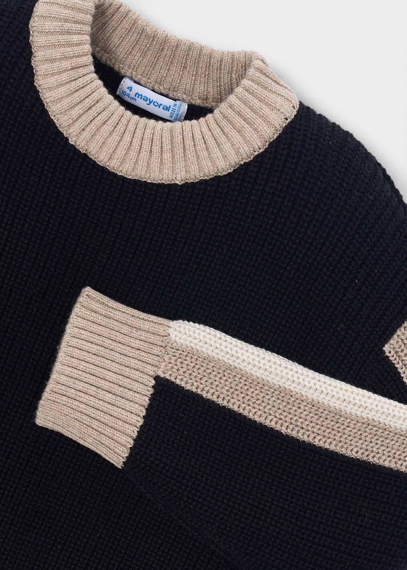 Boy Contrast Sweater
