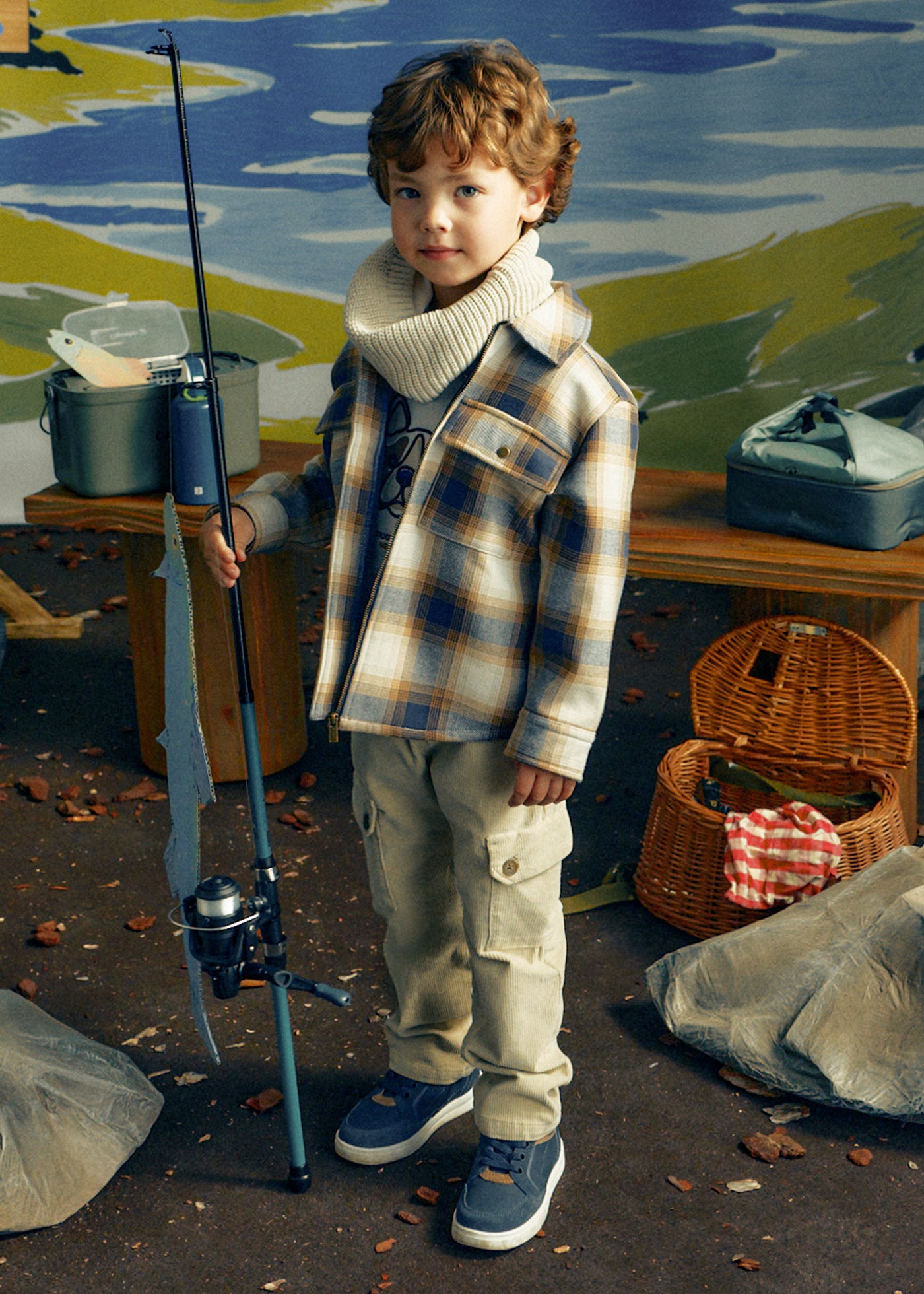 Boy Corduroy Cargo Pants