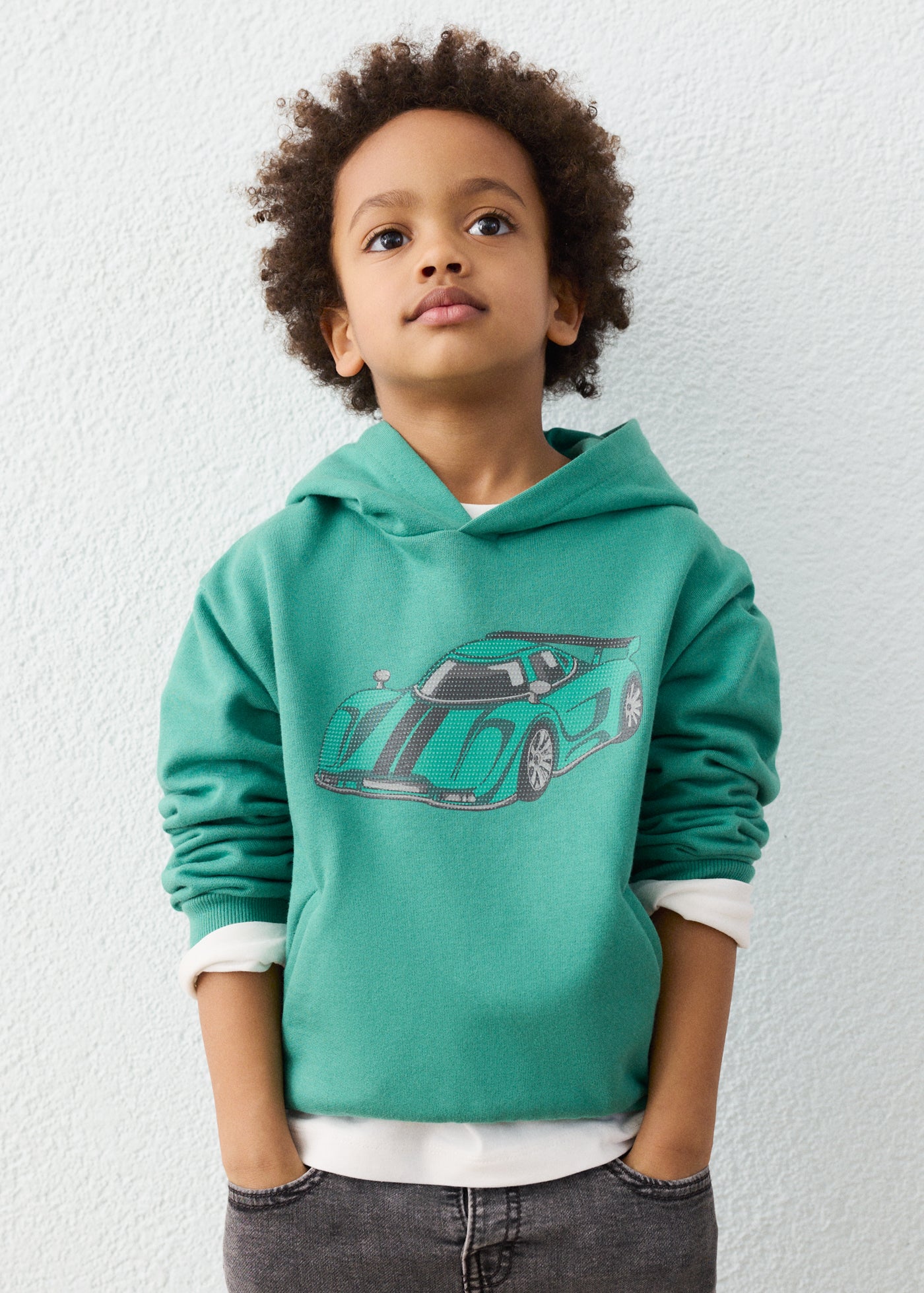 Boy Embossed Sweatshirt