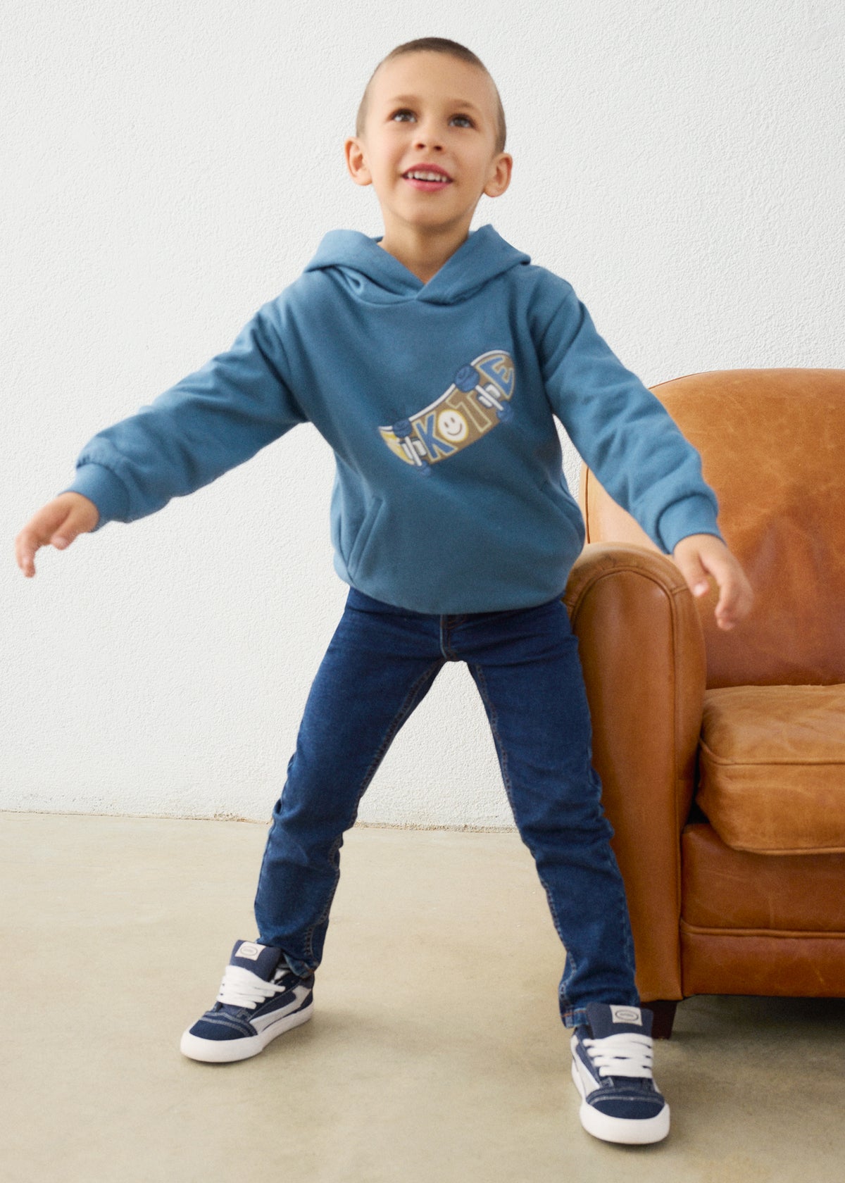 Boy Embossed Sweatshirt
