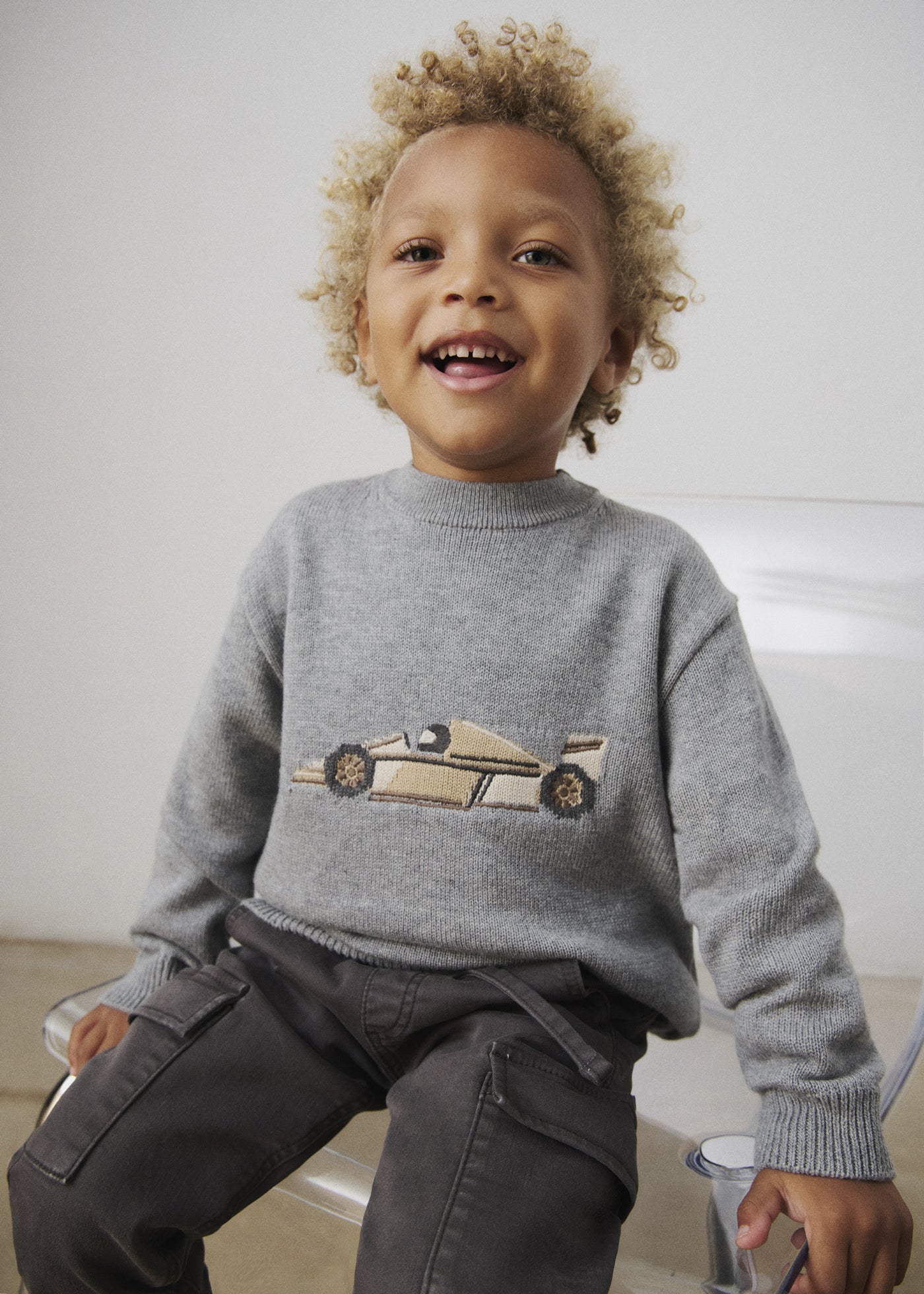Boy Intarsia Sweater