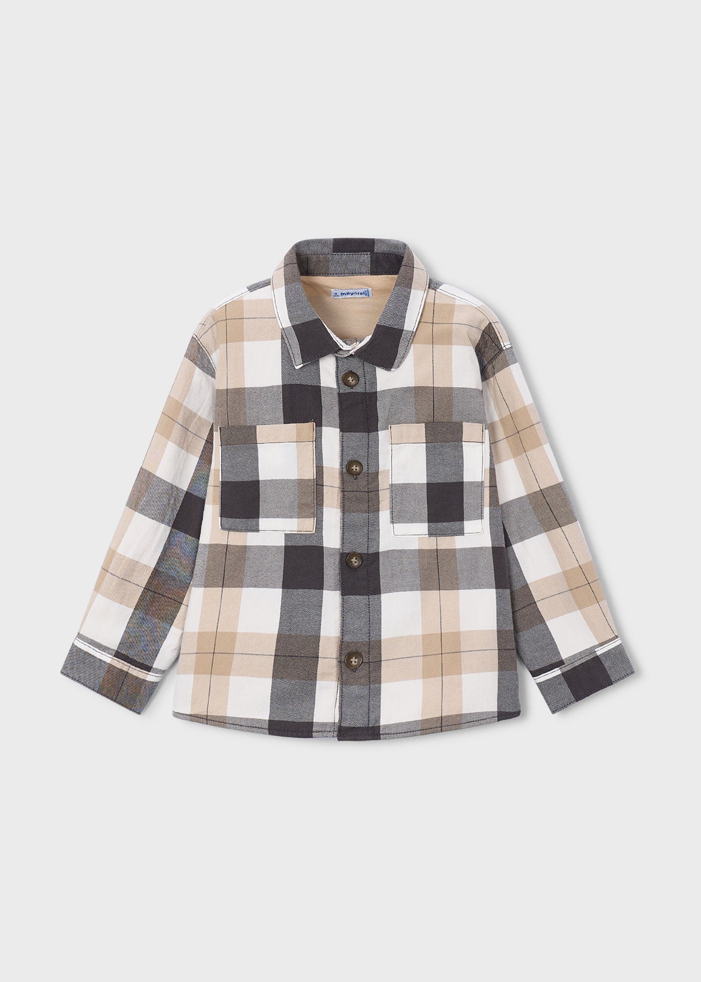 Boy Plaid Overshirt