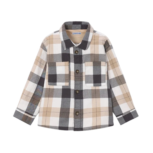 Boy Plaid Overshirt