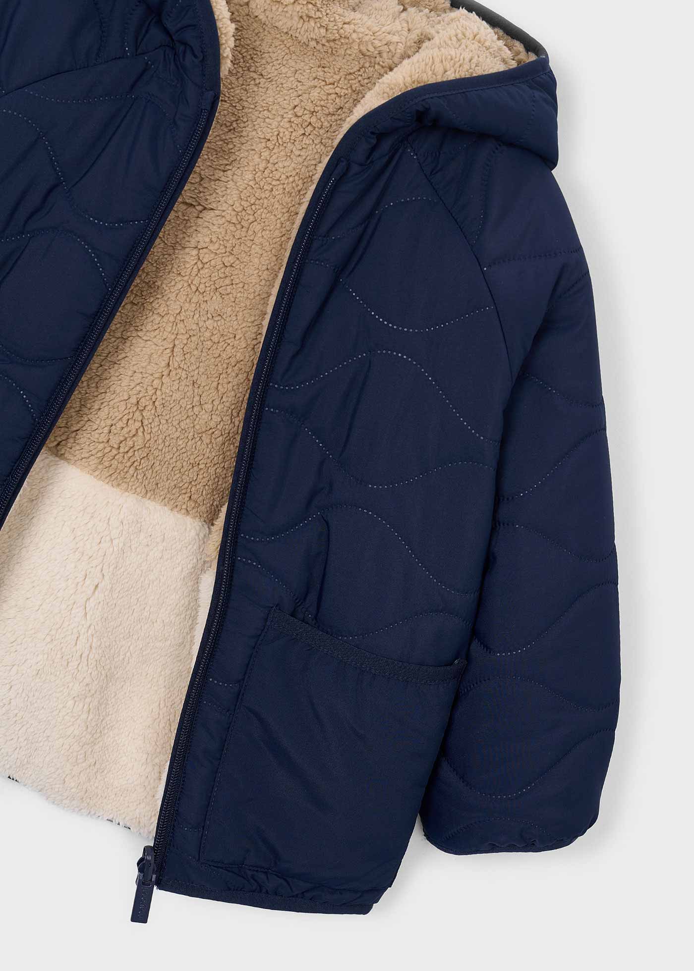Boy Reversible Sherpa Puffer Jacket