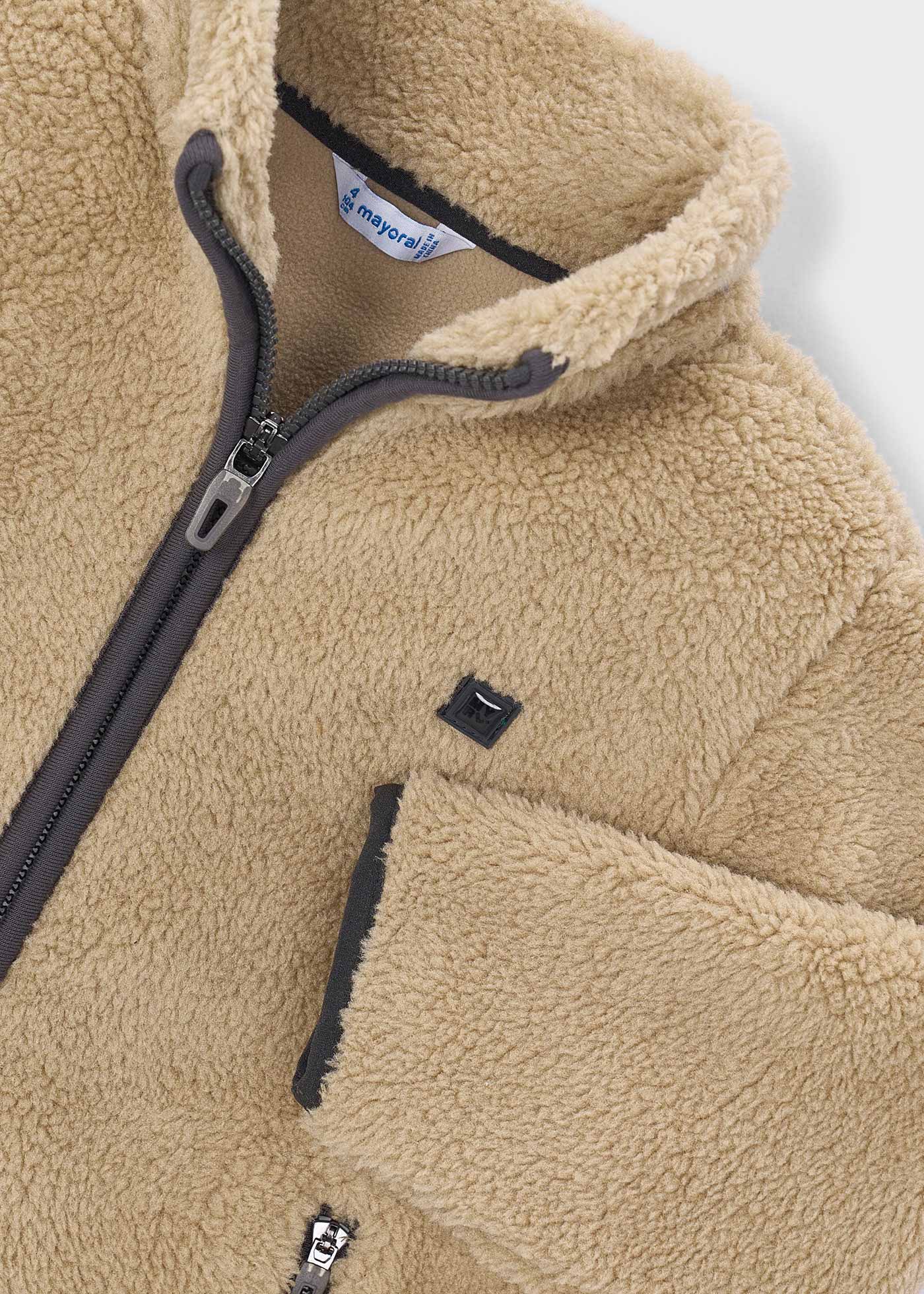 Boy Sherpa Zip-Up Sweatshirt