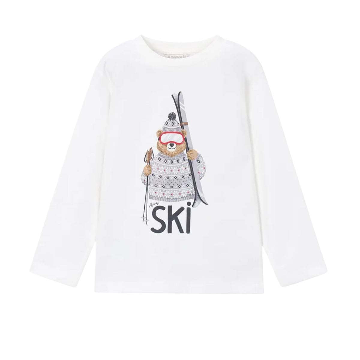 Boy Ski Bear T-Shirt