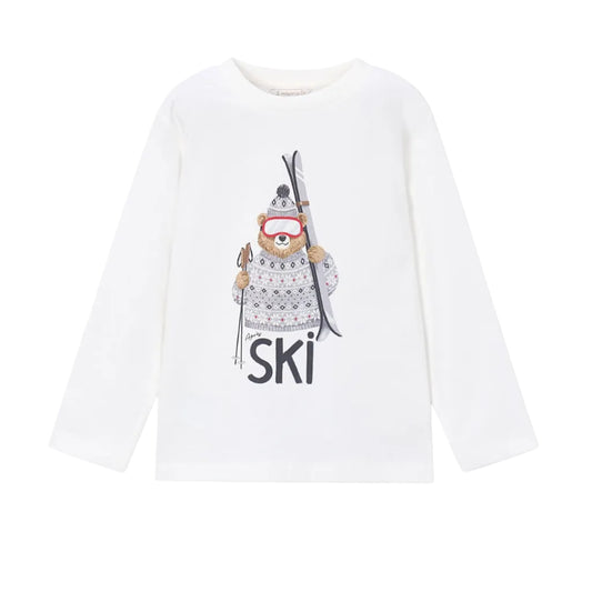 Boy Ski Bear T-Shirt